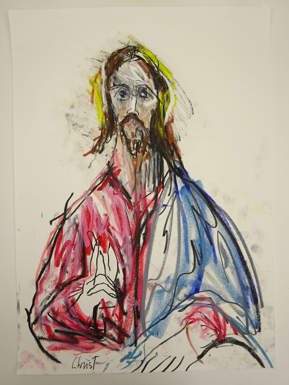 Aus der berühmten 'Apostel-Serie' von El Greco, vor Ort von Bruère in Toledo gemalt, ist eine ganz besondere Serie in dieser Ausstellung, Courtesy of the Artist