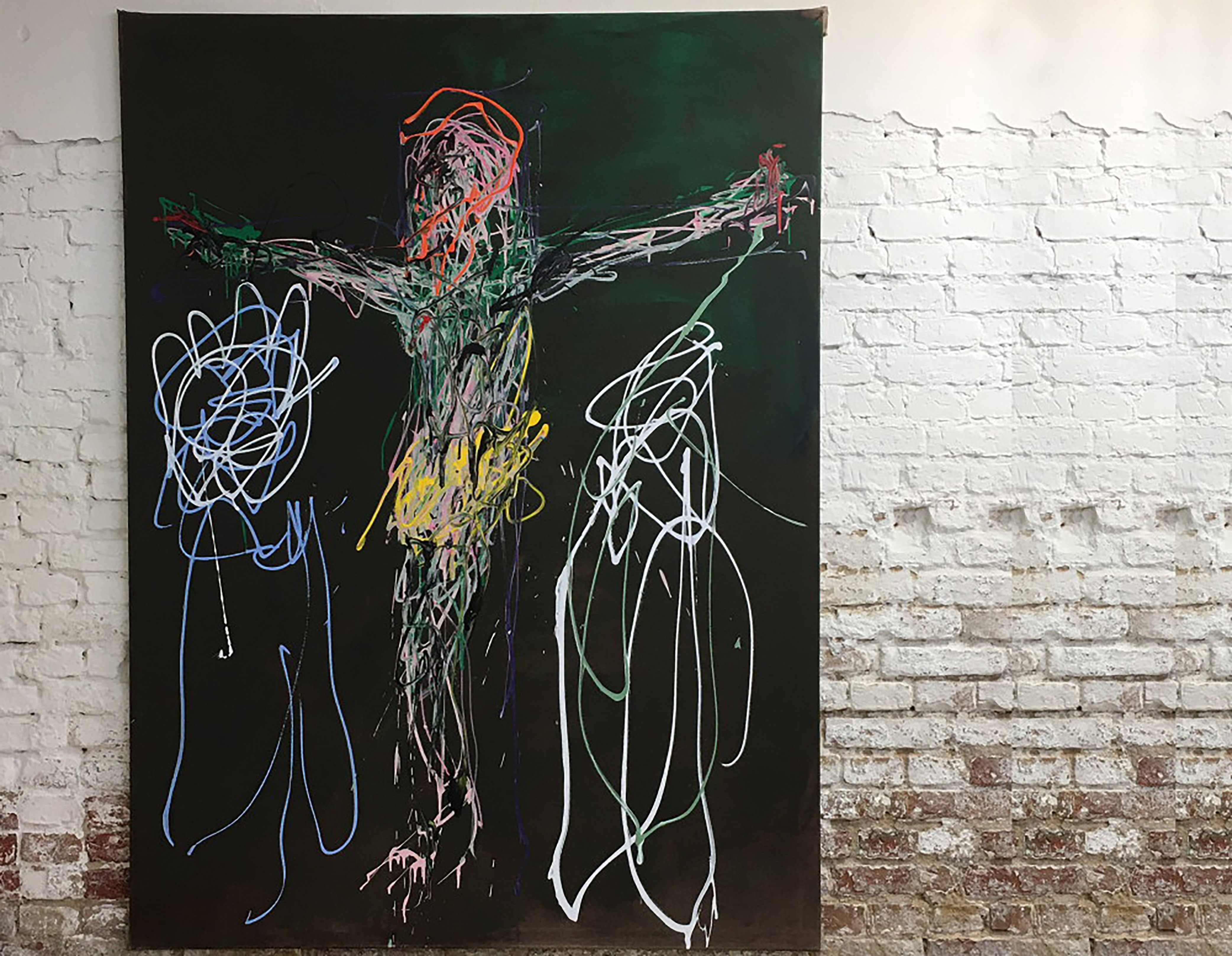 Guillaume Bruère, 15.5.2020, Acryl auf Leinwand, 195x145 cm, Courtesy of the Artist